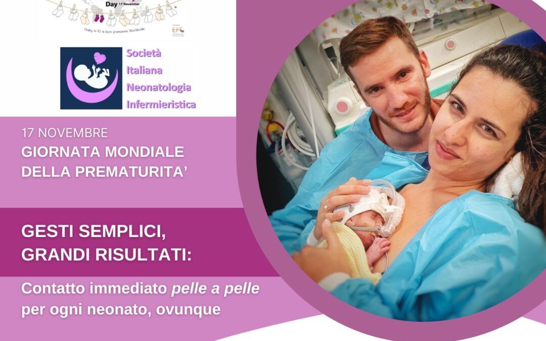 17 NOVEMBRE – LA SIN INF NELLA GIORNATA MONDIALE DELLA PREMATURITÀ